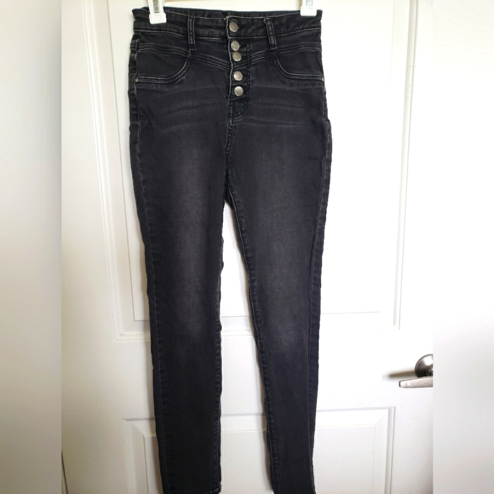 Refuge Black High Rise Jeans Classic Fit